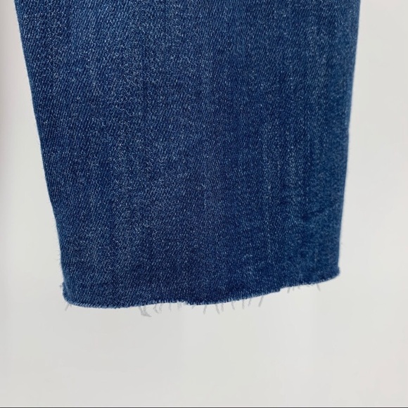 Zara exposed button fly high rise ankle jeans - Picture 5 of 5